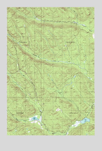 Farrar Pond, ME USGS Topographic Map