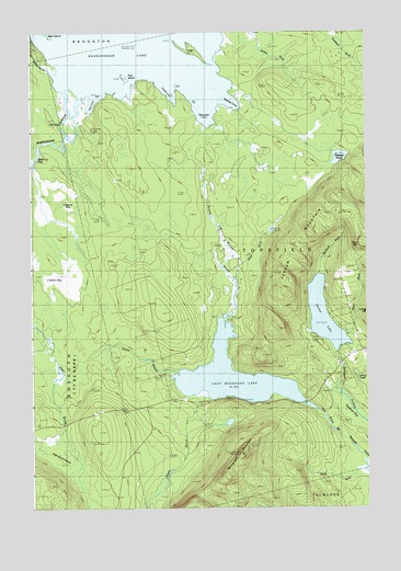 Farrow Mountain, ME USGS Topographic Map