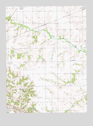 Farson, IA USGS Topographic Map