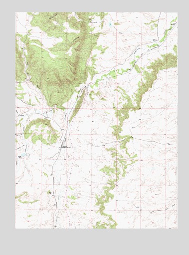 Farthing, WY USGS Topographic Map