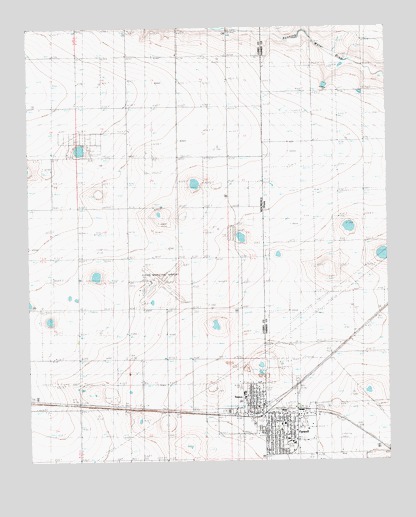 Farwell, TX USGS Topographic Map