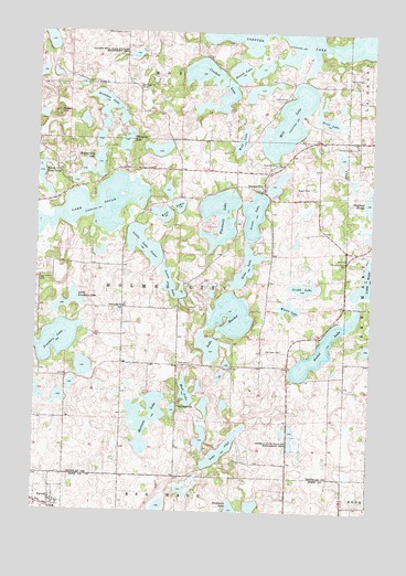 Farwell, MN USGS Topographic Map