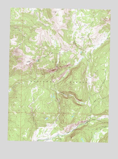 Farwell Mountain, CO USGS Topographic Map