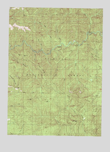 Father Mountain, OR USGS Topographic Map