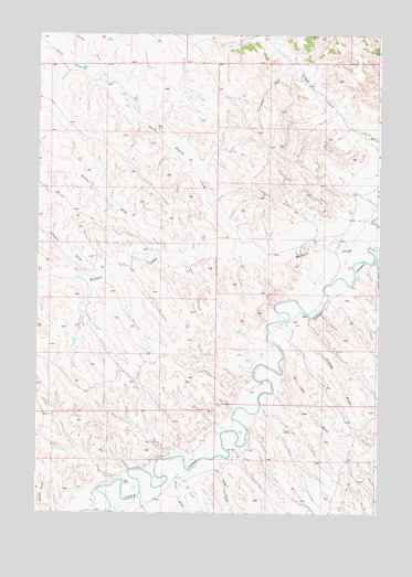 Fawn Draw, WY USGS Topographic Map