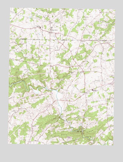 Fawn Grove, PA USGS Topographic Map