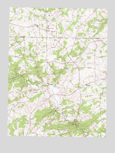 Fawn Grove, PA USGS Topographic Map
