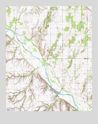 Fay, OK USGS Topographic Map
