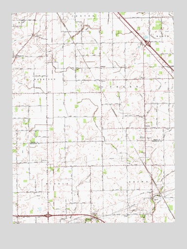 Fayette, IN USGS Topographic Map