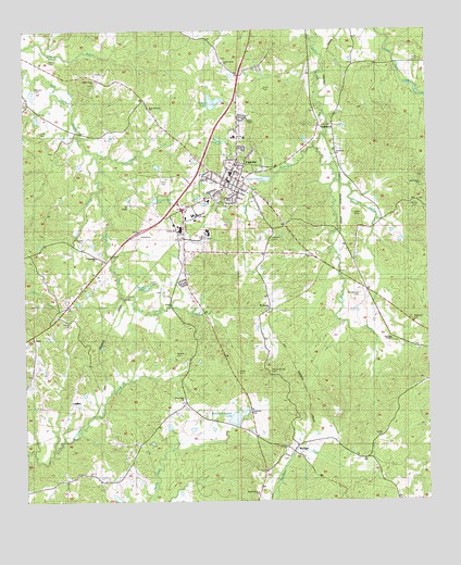 Fayette, MS USGS Topographic Map