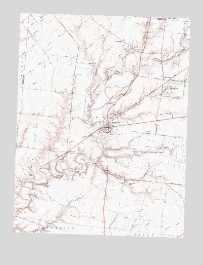 Fayetteville, OH USGS Topographic Map