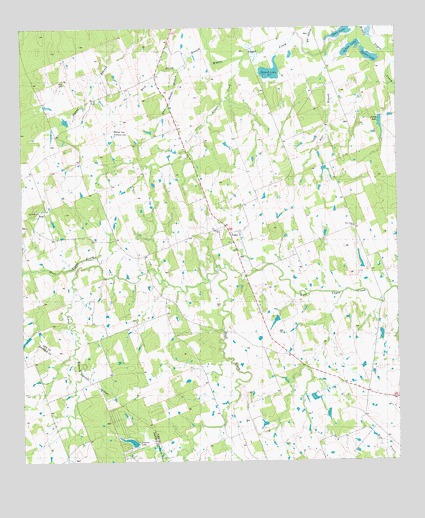 Fedor, TX USGS Topographic Map