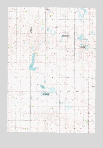 Feinstein Lake, SD USGS Topographic Map