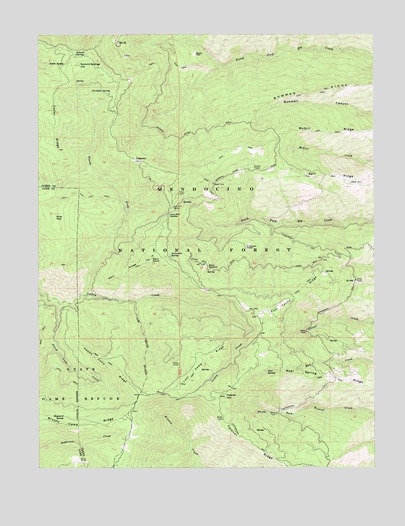 Felkner Hill, CA USGS Topographic Map