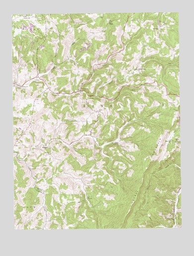 Fellowsville, WV USGS Topographic Map