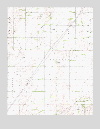 Fellsburg, KS USGS Topographic Map
