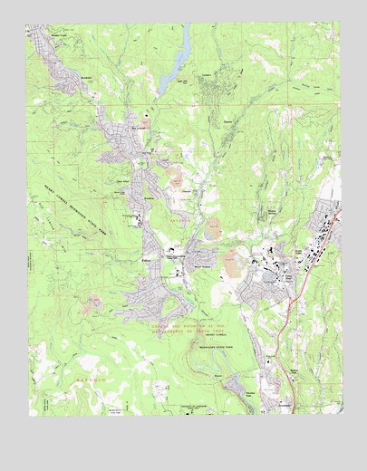 Felton, CA USGS Topographic Map
