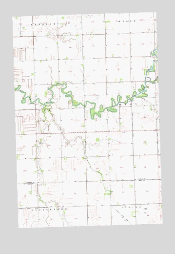 Felton NW, MN USGS Topographic Map