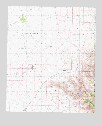 Fence Canyon, NM USGS Topographic Map