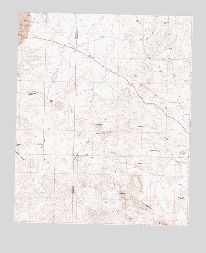 Arrastra Mountain NE, AZ USGS Topographic Map