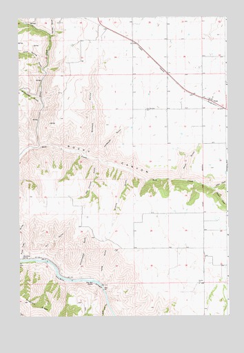Fenn, ID USGS Topographic Map