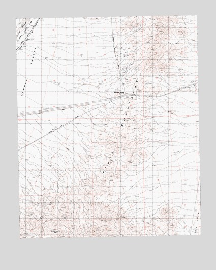 Fenner Spring, CA USGS Topographic Map