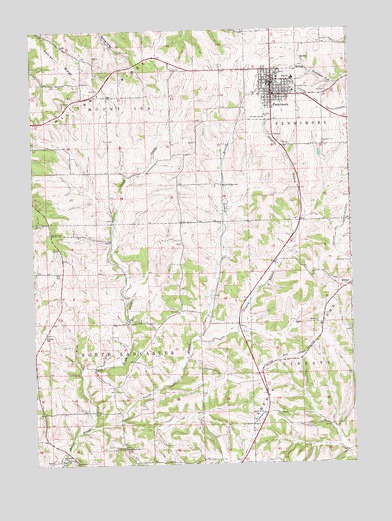 Fennimore, WI USGS Topographic Map
