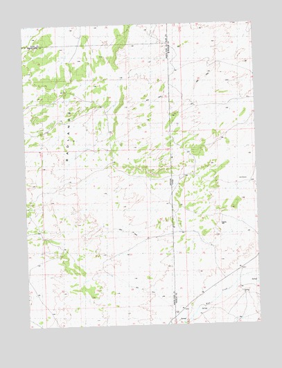 Ferber Peak SE, NV USGS Topographic Map