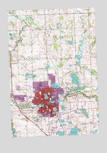 Fergus Falls, MN USGS Topographic Map