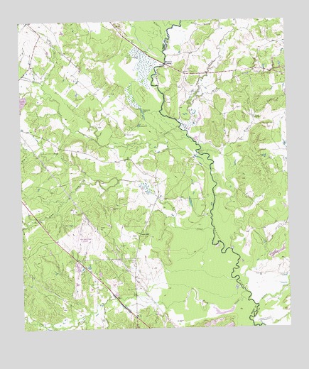 Ferguson Crossing, TX USGS Topographic Map