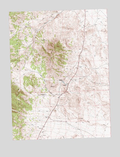 Ferguson Mountain, NV USGS Topographic Map