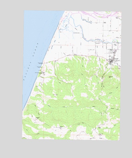 Ferndale, CA USGS Topographic Map