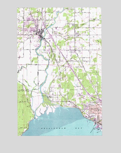 Ferndale, WA USGS Topographic Map