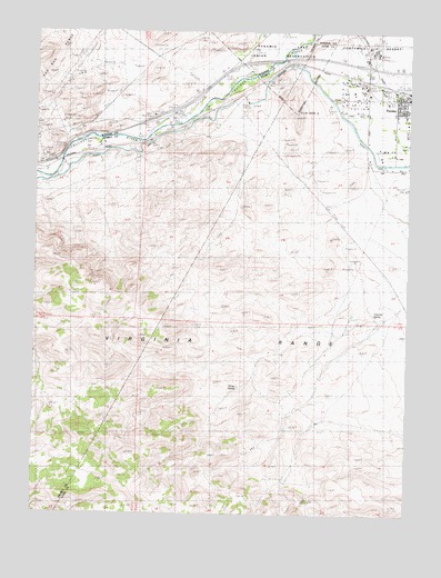 Fernley West, NV USGS Topographic Map