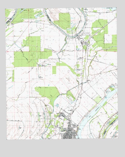 Ferriday North, LA USGS Topographic Map