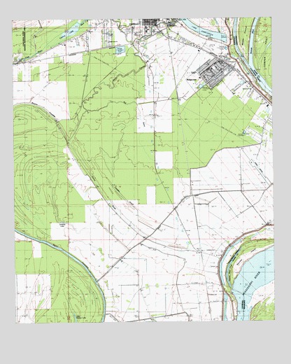 Ferriday South, LA USGS Topographic Map