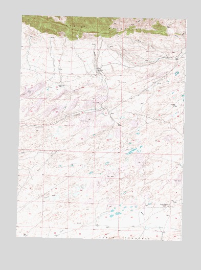 Ferris, WY USGS Topographic Map