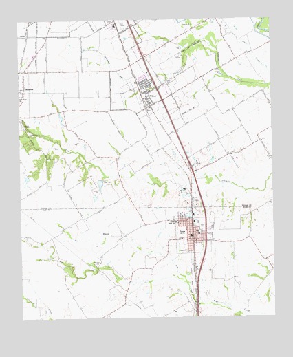 Ferris, TX USGS Topographic Map