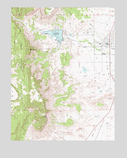 Ferron, UT USGS Topographic Map