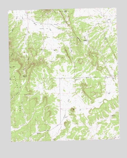 Adams Diggings, NM USGS Topographic Map