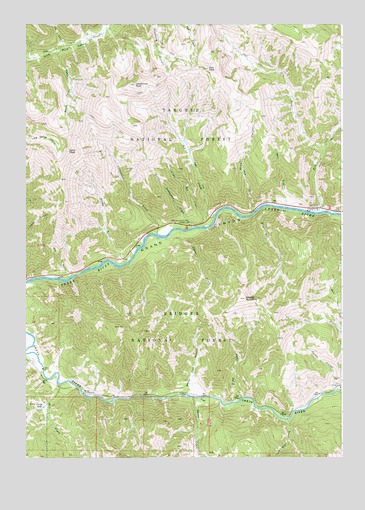 Ferry Peak, WY USGS Topographic Map