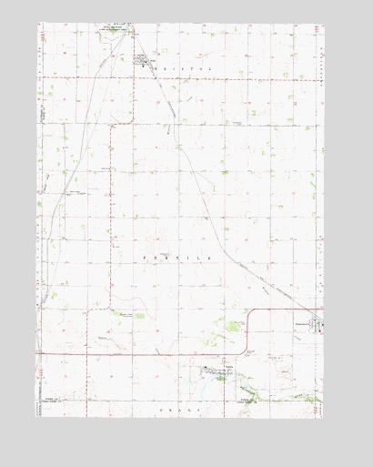 Fertile, IA USGS Topographic Map