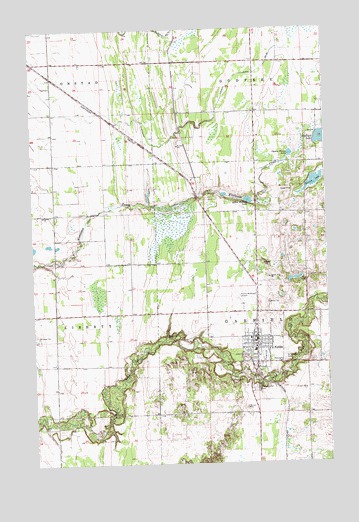 Fertile, MN USGS Topographic Map