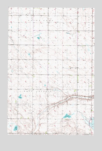 Fessenden SW, ND USGS Topographic Map