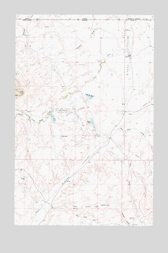 Fey Lakes, MT USGS Topographic Map