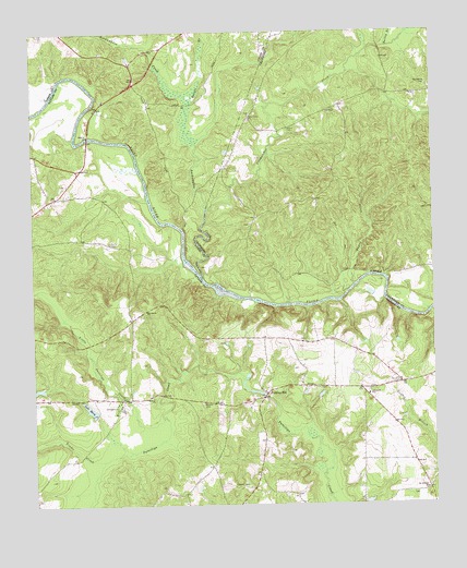 Fickling Mill, GA USGS Topographic Map
