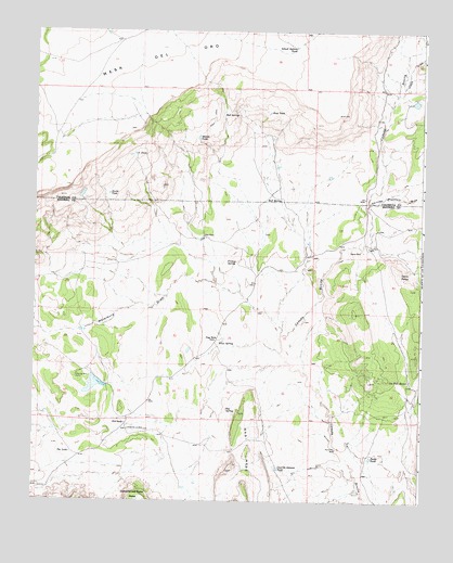 Field Ranch, NM USGS Topographic Map