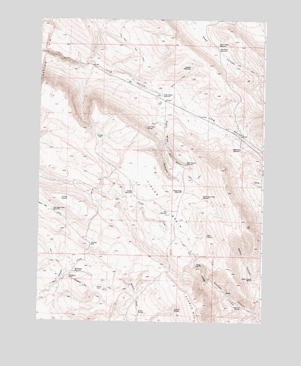 Fields Basin, OR USGS Topographic Map