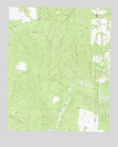 Fields Canyon, TX USGS Topographic Map