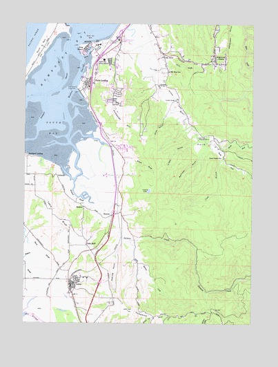 Fields Landing, CA USGS Topographic Map